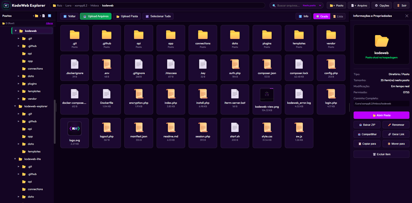 KodeWeb Explorer
