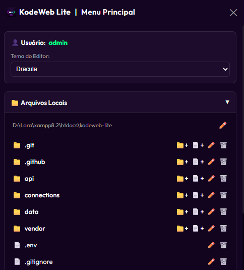 KodeWeb Lite